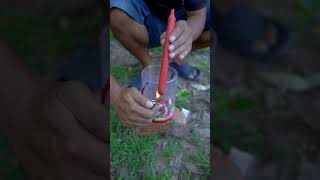 Bushcraft Skills Very Simple and Very Useful In Forest survival camping outdoor bushcraft fores [upl. by Monafo]