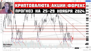 Прогноз Криптовалюты Акций Форекс на 25 — 29 ноября 2024 [upl. by Andert]