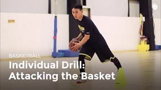 Individual Drill Attacking the Basket  Basketball [upl. by Hickie994]