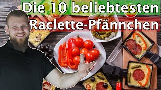 TOP 10 Eure beliebtesten Raclette Pfännchen Rezepte [upl. by Silohcin]