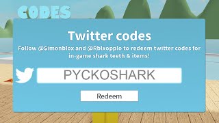 2022 ALL NEW SECRET OP CODES In Roblox SharkBite [upl. by Neggem183]