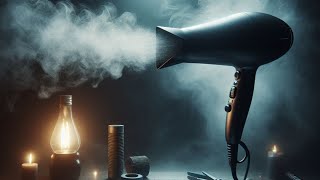 Blow Hair Dryer White Noise 1 Hour  Hair Dryer Sounds For Baby Sleep  Hairdryer Sound ASMR [upl. by Kokaras]