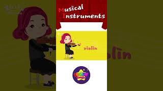 Kids vocabulary  Musical Instruments  Orchestra instruments shorts [upl. by Etteb]