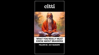 What you need to know about Brahmins  in 70 seconds [upl. by Vergne]