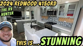 2024 Redwood 4150RD  5 Slide Luxury Rear Den 5th Wheel [upl. by Erdnassak]