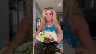 Make a salmon poke bowl with me ❤️ cooking plateup healthy girl easyrecipes [upl. by Phyllys]