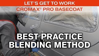 Cromax Pro Basecoat Best practice blending method [upl. by Tergram]