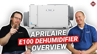 Aprilaire E100 Dehumidifier Overview  Lower Humidity in Larger Basements and Crawl Spaces [upl. by Salohcim]