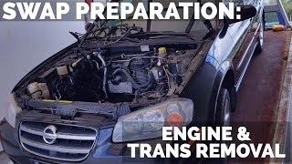 02 Maxima Engine SWAP Preparation [upl. by Arreik]