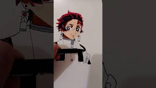 Drawing TANJIRO KAMADO KIMETSU NO YAIBA KIZUNA NO KISUKI [upl. by Akinar]