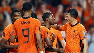 Netherlands 61 Turkey  World Cup  Qualification  All goals and highlights  07092021 [upl. by Melia]