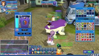 Digimon Masters Online  Sacando Monodramon 45 Evento quot1st Anniversary Gift Boxesquot [upl. by Nileak]