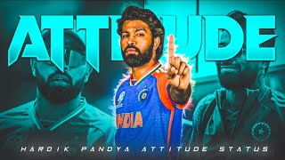 🛑 ATTITUDE X HARDIK PANDYA 🥵 BEAT SYNC 💫 ATTITUDE STATUS 🔥 HARDIK PANDYA STATUS ✨ HARDIK PANDYA [upl. by Mannie753]