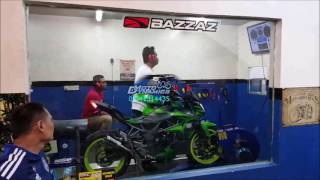 Kawasaki Z250SL  PowerTRONIC ECU Dyno Tuning  Motodynamics Technology Malaysia [upl. by Clyve]