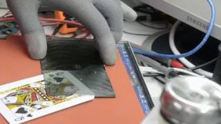 técnica para cambiar polarizado de display Samsung Galaxy S5 G900 de forma casera sin maquina [upl. by Esirtal]