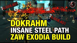 Warframe Exodia Contagion Dokrahm Build  Devastating Damage [upl. by Adlesirg]