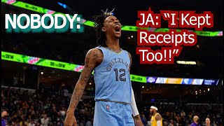 Ja Morants Return Puts FEAR In The Rest Of The League [upl. by Hadeis]