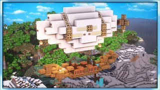 Minecraft  Airship Building Idea  Airship Tutorial [upl. by Lellih287]