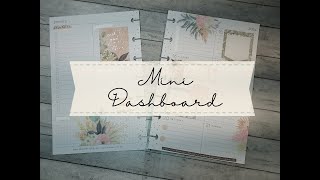 Plan with Me  Mini Dashboard  Happy Planner [upl. by Yarvis]