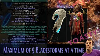 POE 323  Bladestorm of Uncertainty with 9 Stacks [upl. by Imefulo]