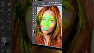 Remove Red Patches from Skin in Photoshop Shorts [upl. by Ashraf]