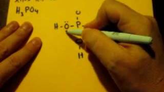 Lewis Dot Structure of H3PO4 Phosphoric Acid [upl. by Nrubliw]