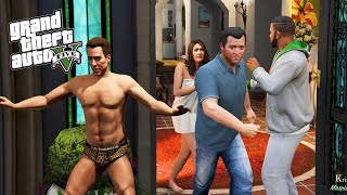 Micheals wife got caught cheating RED HANDED GTA V gta5 gaming viral [upl. by Ellevel267]