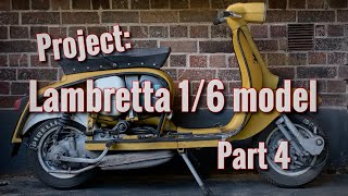 Project Lambretta 16 model Part 4 final building the DL200 Made by Retro Replica [upl. by Nnod]