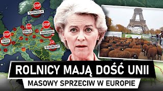 Rolnicy w EUROPIE mają DOŚĆ  zablokują WSZYSTKIE STOLICE [upl. by Cruickshank]