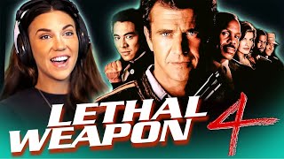 LETHAL WEAPON 4 1998 Movie Reaction wCoby FIRST TIME WATCHING [upl. by Lanor]