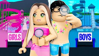 We Investigated BOYS Vs GIRLS Waterpark Roblox Bloxburg [upl. by Mcgee324]