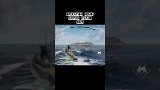 war thunder mobileThe surcouf seawolf France Submarine attacksrickyintin shorts gaming games [upl. by Eimmas]