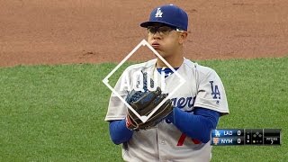 AQUI Julio Urias debuta [upl. by Ayanal]