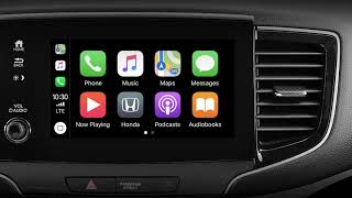 Honda Pilot How to Connect and Use Apple CarPlay™ [upl. by Bibeau]