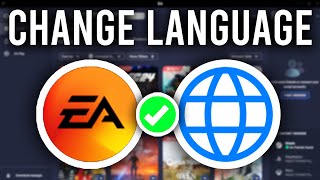 How To Change Game Language On EA App  Full Guide [upl. by Akcirehs]