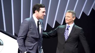 MercedesBenz USA CEO Steve Cannon and Jon Hamm at NYIAS 2014 [upl. by Orpheus]