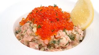 Salmon tartare [upl. by Goldia]