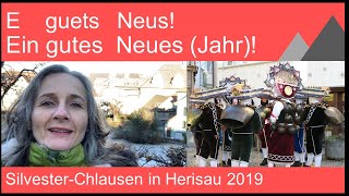 Silvesterchlausen in Herisau 31122019 [upl. by Ataliah]