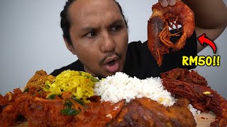 Awal bulan boleh la makan nasi kandar macam ni mukbang malaysia [upl. by Selhorst]