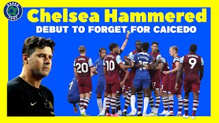 Pochettino 1st Loss  West Ham 31 Chelsea Review Reaction  Caicedo Enzo Nightmare Highlights [upl. by Auqenahs973]