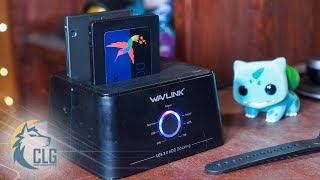 CLONAR DISCO DURO Y SSD sin una PC WAVLINK Dual Bay Docking Station [upl. by Ellecrad]