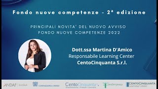 Fondo nuove competenze 2022  nuovo avviso ANPAL [upl. by Claud]