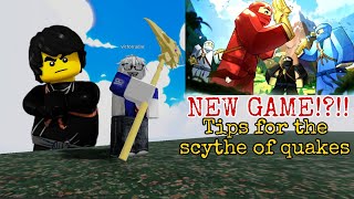 Tips on how to get the golden scythe in ninjitsu master of elements roblox tutorialroblox [upl. by Dalenna]