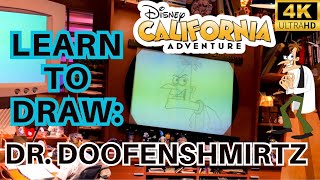 Animation Academy Disney California Adventure Howto Draw Dr Doofenshmirtz from Phineas and Ferb [upl. by Willette819]