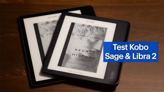 Test des liseuses Kobo Libra 2 et Sage [upl. by Ydak]