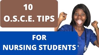 OSCE TIPS FOR NURSES  STUDENT NURSES [upl. by Rafat171]