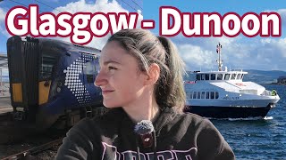 Trip to Dunoon with Scotrail CalMac amp Western Ferries [upl. by Llednyl]