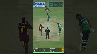 Mohammad Rizwan Tremendous Innings  Scores 59 Runs PAKvWI SportsCentral Shorts PCB MO2K [upl. by Gussy]