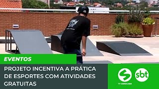 Projeto incentiva a prática de esportes com atividades gratuitas  TV Sorocaba SBT [upl. by Gates157]