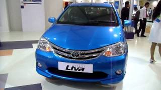 Toyota Etios Liva at Auto Expo 2012 New Delhi India [upl. by Nabila]